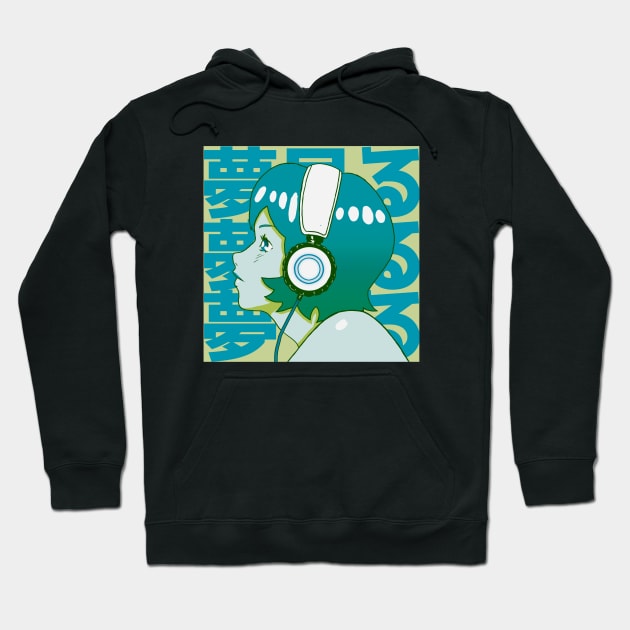 Daydreaming Evening - 80s Anime Aesthetic Hoodie by DriXxArt